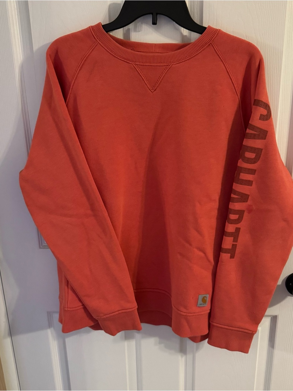 Carhartt Crewneck Sweatshirt in Coral Orange